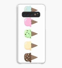 Eiscreme-Aromen Hülle & Klebefolie für Samsung Galaxy