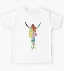 Camiseta para niños Michael Jackson silueta