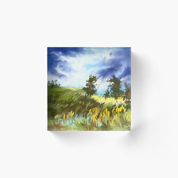 Summer Storm Acrylic Block