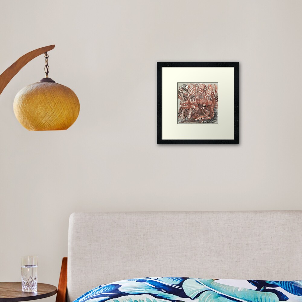 Item preview, Framed Art Print designed and sold by Anthropolog.