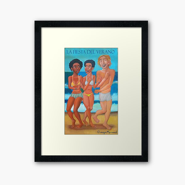 Vista previa del artículo con la obra «La fiesta de verano», diseñado y vendido por Diego Manuel Rodriguez.