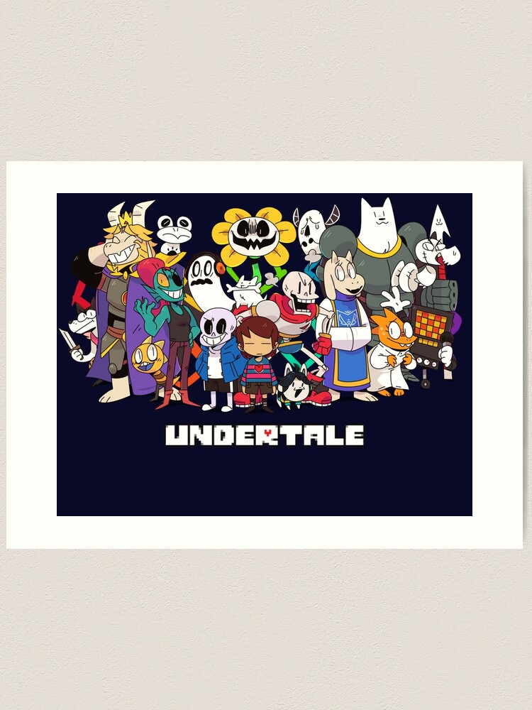 Undertale: Flowey Art Print by Randomleafy