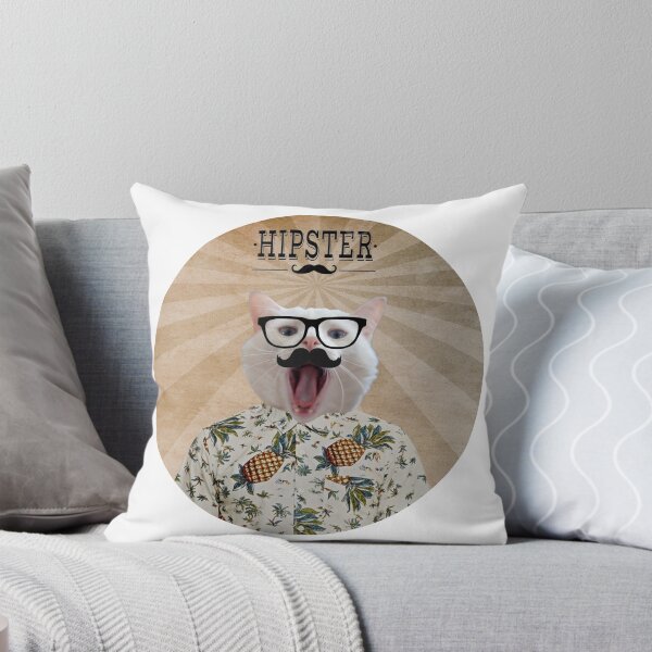 Item preview, Hipster Cat designed and sold by momos.