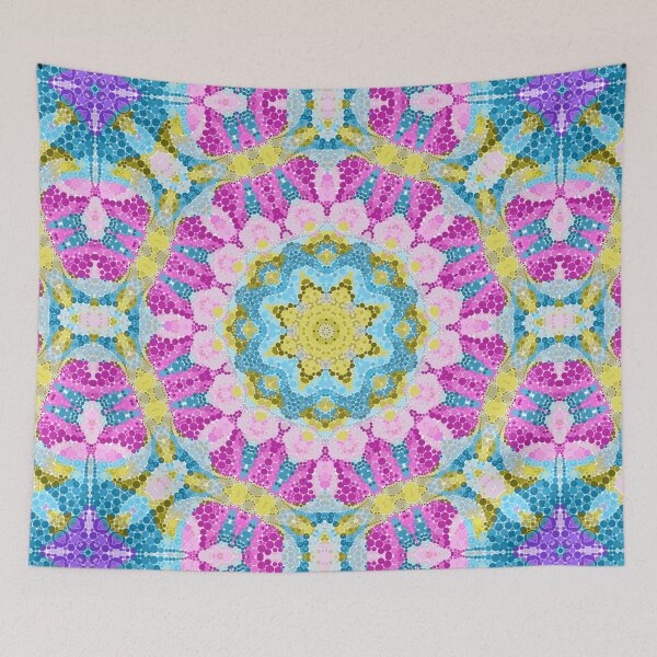 Item preview, Abstract pink turquoise designed and sold by fuzzyfox.