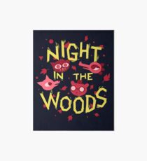 Night in the Woods - all characters night version Art Board