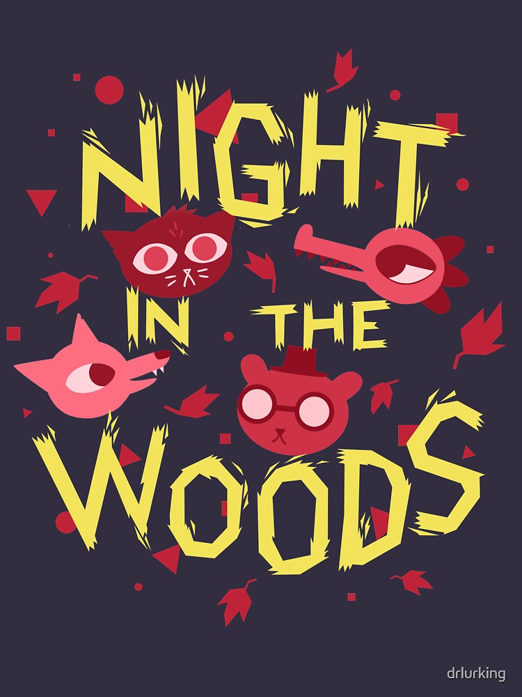 Night in the Woods all characters night version Pullover Hoodie