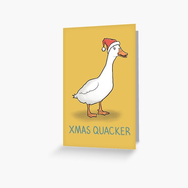 Christmas Quacker Greeting Card