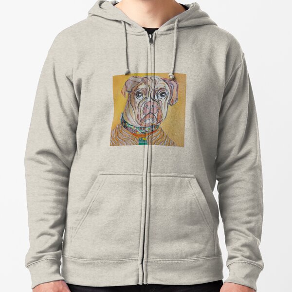 Sunshine Dog Zipped Hoodie