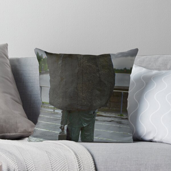 Hard Day at the Office Throw Pillow