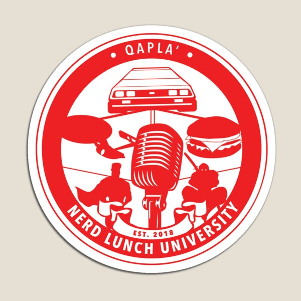 Nerd Lunch University Seal Magnet