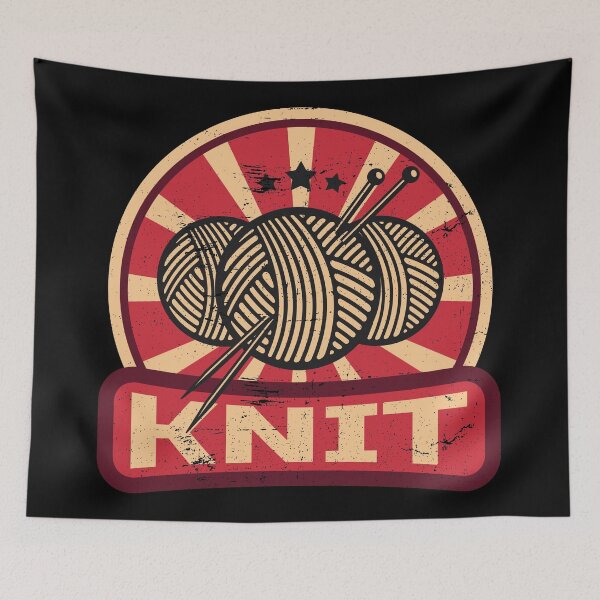 Item preview, Knitting propaganda designed and sold by anziehend.