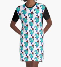Galo de Sardinha Graphic T-Shirt Dress