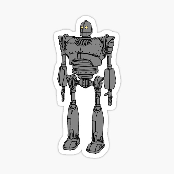 Item preview, Iron Giant Drawing Sketch Style Abstract designed and sold by Kiran Crampton.