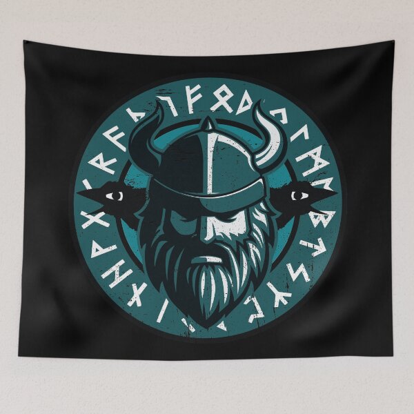 Item preview, Viking Odin with Hugin and Munin designed and sold by anziehend.