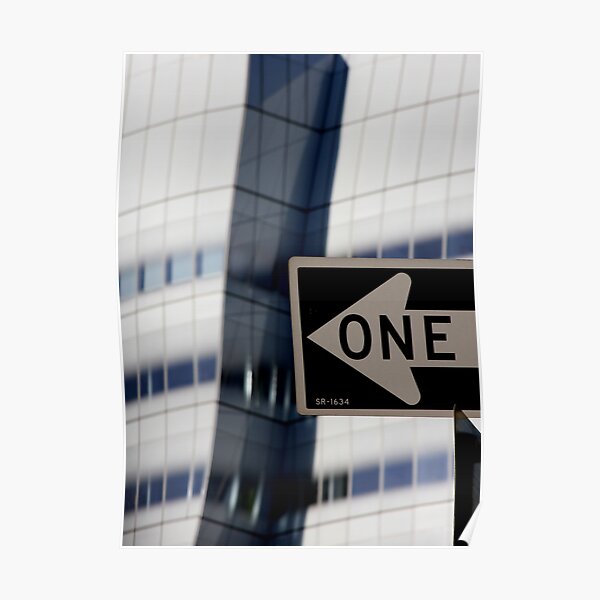 One Way Poster