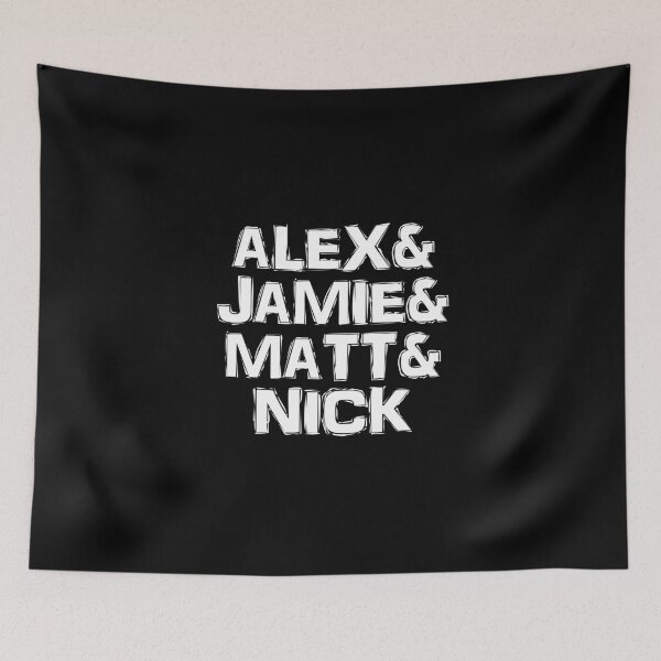 Item preview, Alex, Jamie, Matt and Nick designed and sold by Teez Rock.