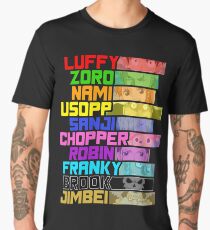 ONE PIECE - STRAW HAT PIRATES (WHITE BROOK) Men's Premium T-Shirt