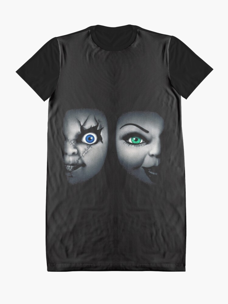 Download "Best Halloween Gift Chucky" Graphic T-Shirt Dress by ...