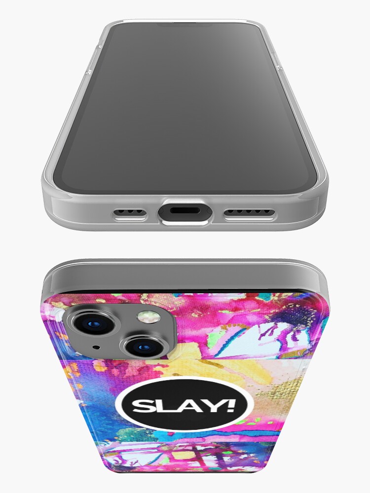 Alternate view of SLAY the Day iPhone Case