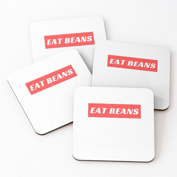 Eat Beans Coasters (Set of 4)