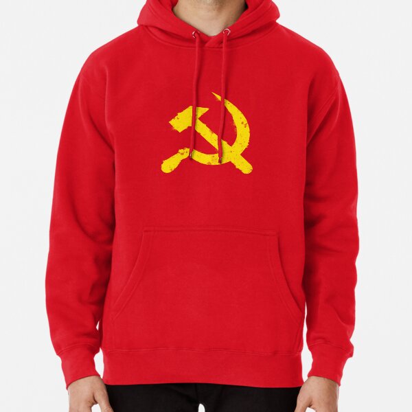 Item preview, Russian Communist "Hammer & Sickle" emblem (yellow) designed and sold by BetterDIY.