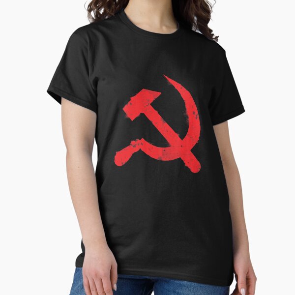 Item preview, Russian Communist "Hammer & Sickle" emblem (red) designed and sold by BetterDIY.