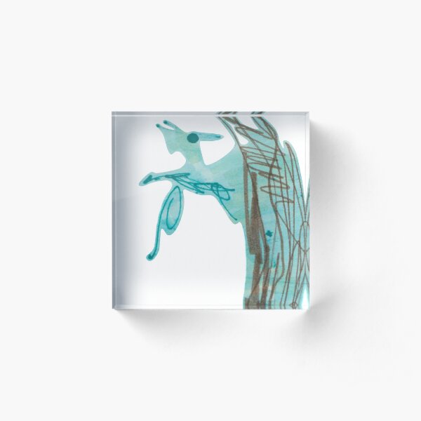Shape of Abstract 2 Acrylic Block