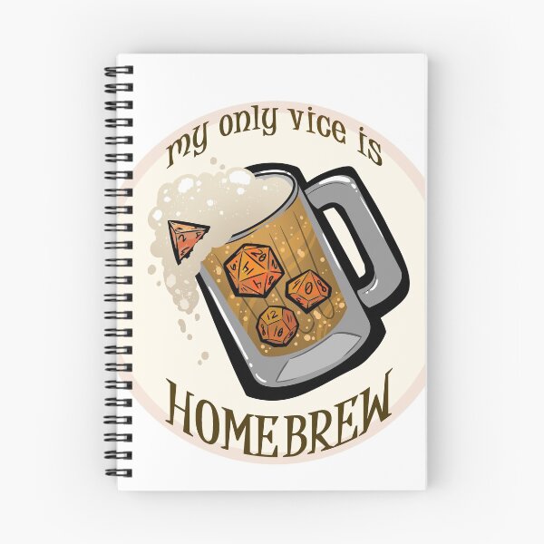 Aperçu de l'œuvre Mon seul vice est homebrew créée et vendue par naomicoyle.