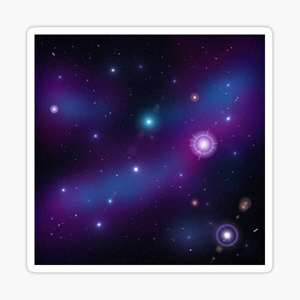 Pretty Galaxy Sticker