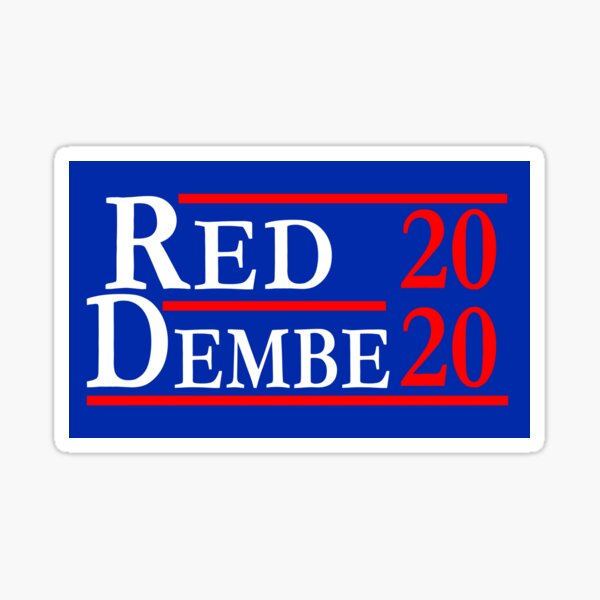 Item preview, Red Dembe 2020 Election Poster designed and sold by electrovista.