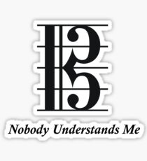 Alto clef Sticker