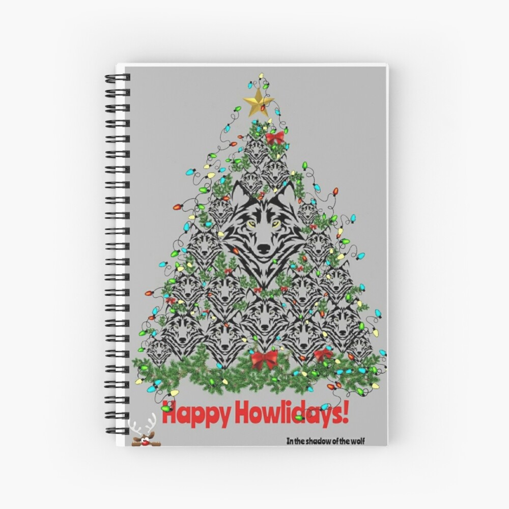 Happy Howlidays! Spiral Notebook