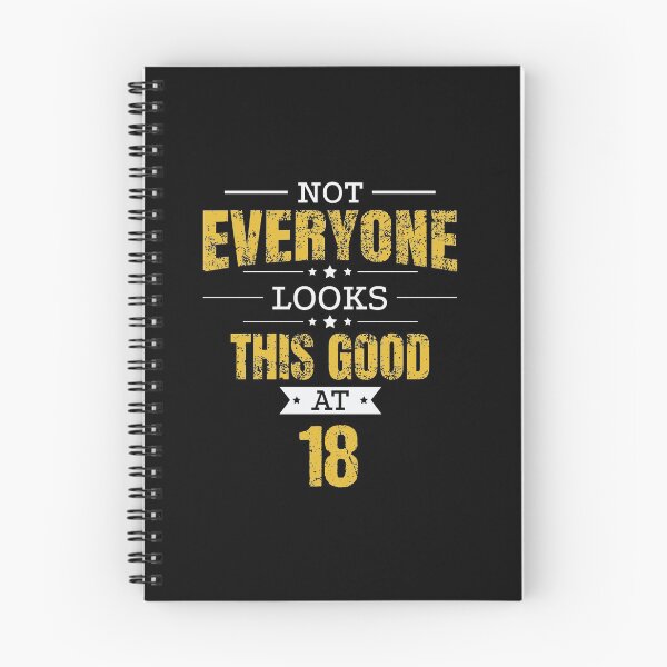 Item preview, 18th Birthday Gift Retro Eighteen 18 Years Looks This Good Yellow designed and sold by haselshirt.