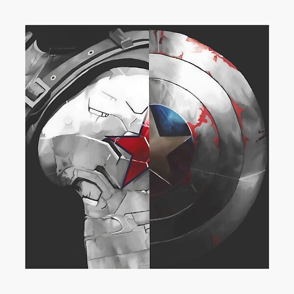 The Shield and the Soldier Photographic Print