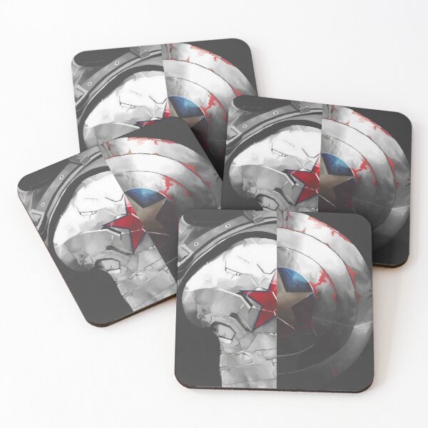 The Shield and the Soldier Coasters (Set of 4)