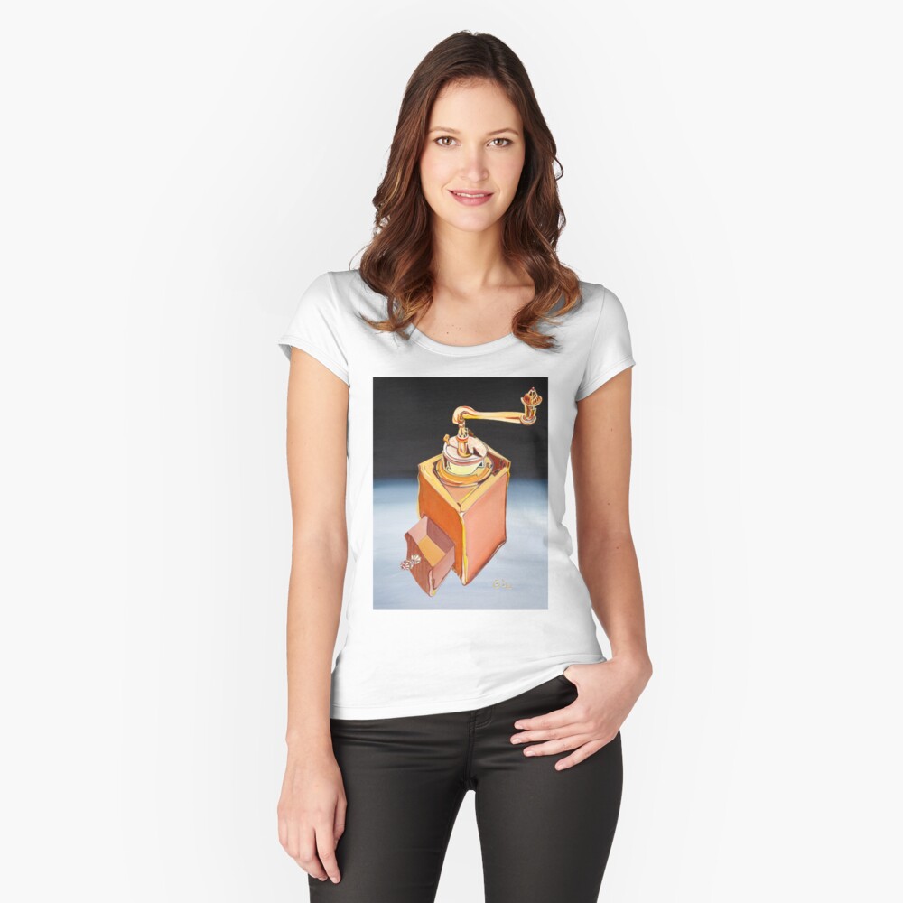Item preview, Fitted Scoop T-Shirt designed and sold by GalleryGiselle.
