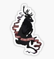 This is my Design - Stag Sticker