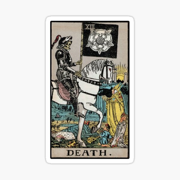 Vista previa del artículo con la obra «Death Card Tarot Cards», diseñado y vendido por ljb5440.