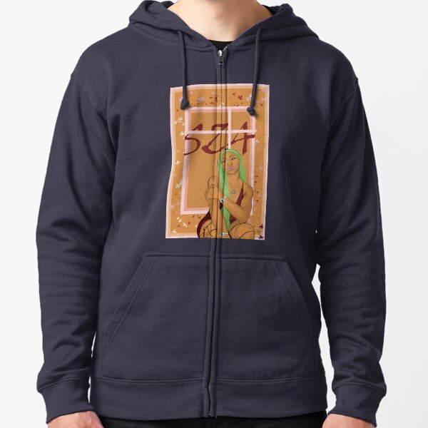 Sza Art Zipped Hoodie