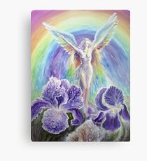 Lienzo metálico Iris, la diosa del arco iris