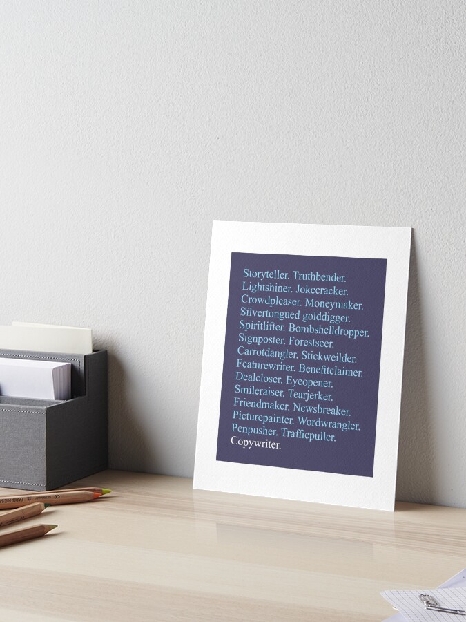 8x10 Print Story Teller