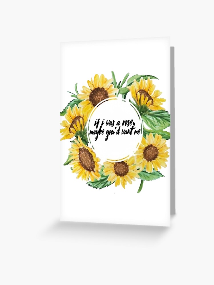 Carte De Vœux Citation De Tournesol Sierra Burgess Par Bibleandabeer Redbubble