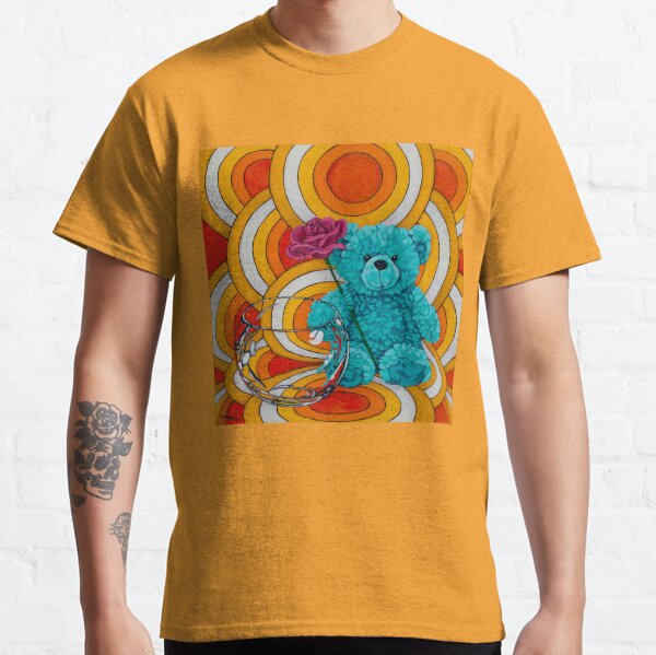 Blue Bear with Bowl Classic T-Shirt