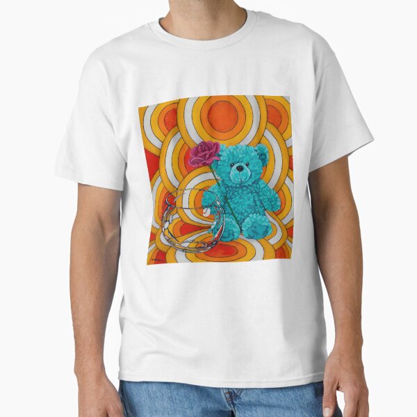 Blue Bear with Bowl Classic T-Shirt