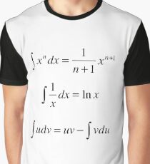 Integrals, math, calculus, mathematics, #Integrals, #math, #calculus, #mathematics, #Integral, #natural, #logarithm, #naturalLogarithm, #exponent #Physics Graphic T-Shirt
