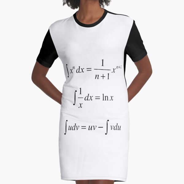 #Integrals, #math, #calculus, #mathematics, Integral, natural, logarithm, naturalLogarithm, exponent Physics Graphic T-Shirt Dress