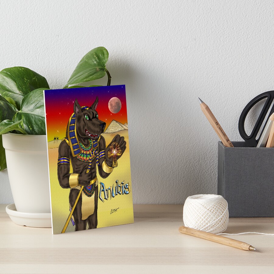 Anubis Art Board Print