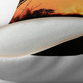 Alternate view of Burning Sky Throw Pillow