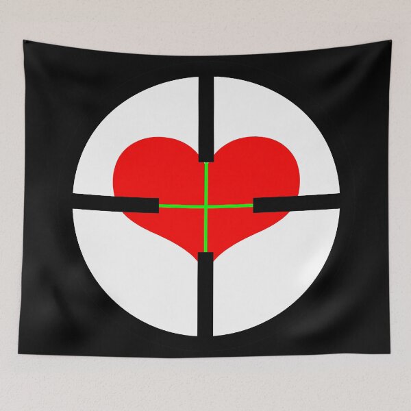 Item preview, heart ,  targeted at heart, reticule, viewfinder, target graphics, designed and sold by Danler.