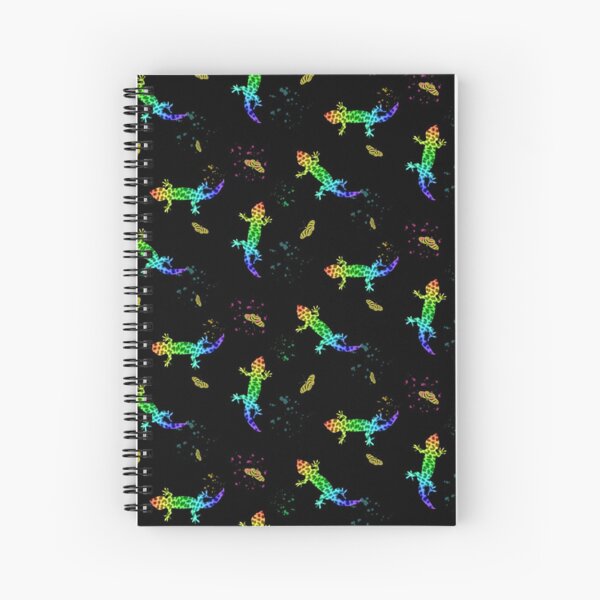 Rainbow Salamanders Spiral Notebook